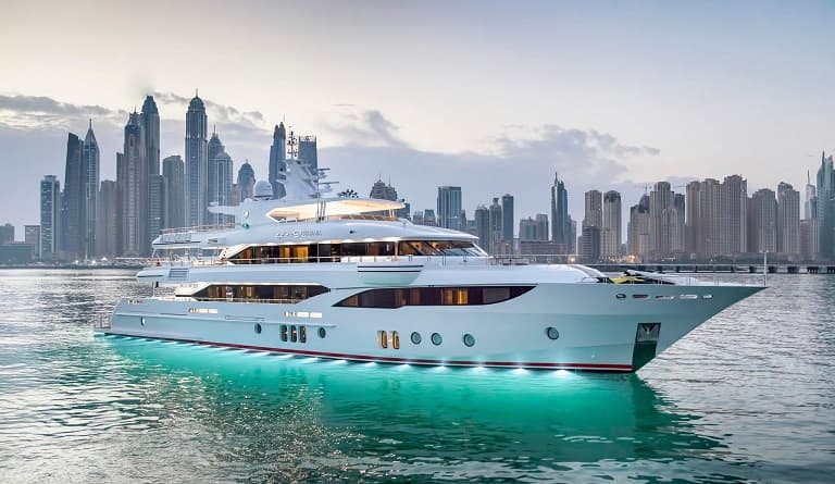 Yacht Cruise Dubai Price